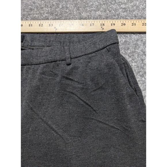 Talbots Dress Pants Women 18W Gray Pull On Pockets Straight Leg Stretch O01 - Picture 10 of 12